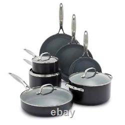 Greenpan Valencia Ceramic Cookware Set, 11 Piece 5116-1-P-B