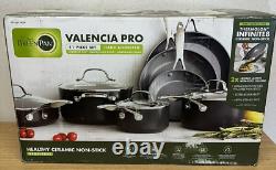 Greenpan Valencia Ceramic Cookware Set, 11 Piece 5142-1-BD