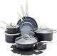 Greenpan Valencia Ceramic Cookware Set 11 Piece Missing 2 Frypan