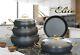 Hapistuff 9 Piece Nonstick Elite Granite Cookware Pots And Pans Set Black