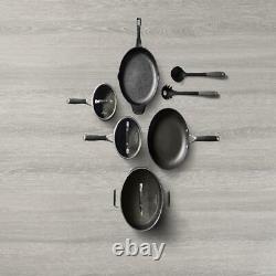 Hard-Anodized Nonstick Pots and Pans, 10-Piece Cookware Set for Cooking