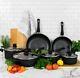 Hell's Kitchen 10 Piece Ultimate Cookware Set, Black