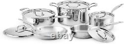 Heritage Steel 10 Piece Cookware Set Titanium Strengthened 316Ti Stainless Ste