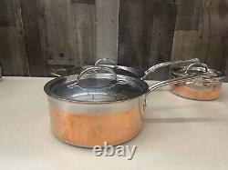 Hestan Copperbond Collection 100% Pure Copper 10-Piece Ultimate Cookware Set