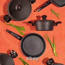 Induction Cookware Set, Karaca BioDiamond, Non-Stick, 7 Piece, Black