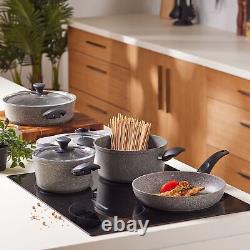 Induction Cookware Set, Karaca Biogranite, Non-Stick, 7 Piece, Grey
