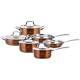Induction Cookware Set, Karaca, Stainless Steel, 10 Piece, Rose Gold