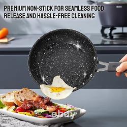 Induction Hob 10-Piece Cookware Set, Non-Stick, Silicone Handles