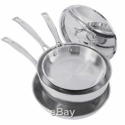 J. A. Henckels International 10-piece Tri-ply Real Clad Stainless Cookware Set