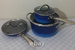 Kitchen Academy 15 Pieces Non-Stick Cookware Set, Nonstick Induction Pot Pan and