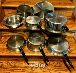 Kitchen Craft 3 Ply Special Alloy Stainless Steel Cookware set 8 Pieces