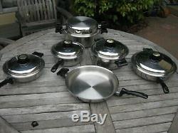 Kitchen Craft 5 Ply Stainless Steel Cookware Set 11 Pieces Made In USA