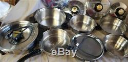 Kitchen Craft 5 Ply Stainless Steel Cookware Set 13 Pieces Made In USA