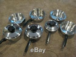Kitchen Craft 5 Ply T304 Stainless Steel Cookware Set 10 Pieces Made In USA Vtg