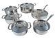 Le Chef 5-ply Stainless Steel 12 Piece Cookware Set