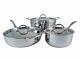 Le Chef 5-ply Stainless Steel 6 Piece Cookware Set, Clearance Sale