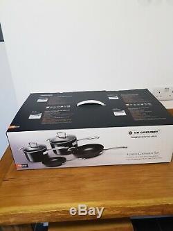 Le Creuset 3 -Ply Stainless Steel Non-Stick 4 Piece Cookware Set New