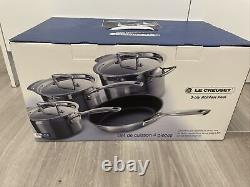 Le Creuset 3 Ply Stainless Steel Non Stick 4 Piece Set Brand New