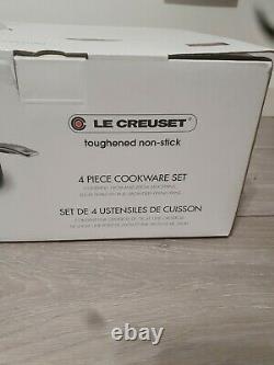 Le Creuset 4 piece toughened non-stick cookware set