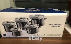 Le Creuset 5 Piece Cookware Pan Pot Set 3-Ply Stainless Steel Lifetime Guarantee