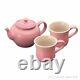 Le Creuset Teapot & Mug (SS) (2 Pieces) Set Rose Quartz
