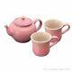 Le Creuset Teapot & Mug (ss) (2 Pieces) Set Rose Quartz