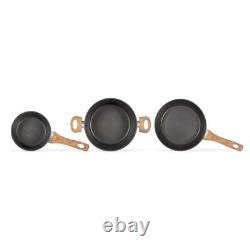 Livoo 5-Piece Cookware Set Aluminium Black