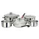 Magma Boat Marine Rv Camper Nesting 10 Piece Stainless Steel Cookware Set