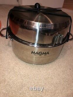 Magma Gourmet Nesting 7-Piece Stainless Cookware Set Non-Stick RV A10-363-2