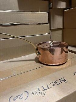 Mauviel M'200B 2mm Copper 9-Piece Cookware Set With Bronze Handles
