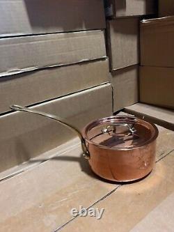 Mauviel M'200B 2mm Copper 9-Piece Cookware Set With Bronze Handles