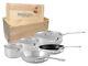 Mauviel M'urban 8 Piece Cookware Set With Wooden Crate