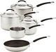 Meyer Induction 5-piece Stainless Steel Cookware Set Oven And Dishwasher S