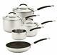 Meyer Stainless Steel Induction Cookware, 5 Piece Set, Silver, 50.5 X 33 X 24.5