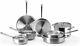 Misen Stainless Steel Pots And Pans Set 12 Piece Ss Cookware Set 1507