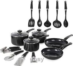 Morphy Richards 970040 Equip 14 Piece Cookware Set, 16 cm/18 14 Set