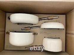 NEW Caraway 7-Piece Cookware Set Non-stick Ceramic Coated Non-Toxic Cream color