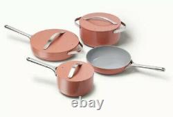 NEW Caraway 7-Piece Cookware Set Non-stick Ceramic Coated Non-Toxic Perracotta