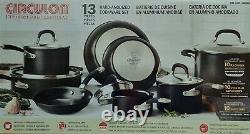 NEW Circulon Premier Hard Anodised Induction 13 Piece Cookware Set in Black 2