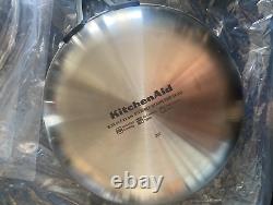 NEW Display Model KitchenAid 5-Ply Clad Stainless Steel Cookware 10 Piece Set