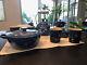 New! Le Creuset 12-piece Lotus Cookware Tableware Set Cobalt Blue Nib Collectors