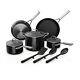 New! Ninja Foodi Neverstick 11-piece Cookware Set Pots Pans Non Stick