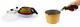 Neoflam Midas 9-piece Ceramic Nonstick Cookware Set With Multicolor