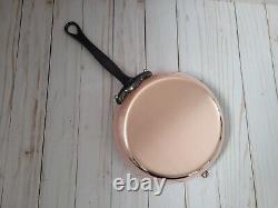 New Mauviel 1830 M'200 M'150 3-piece Copper Cookware Set with Cast Iron Handles