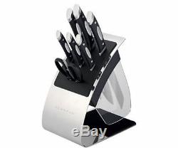 New Scanpan Eclipse Classic Knife Block Set 8 Piece Knives Kitchenware Cookware