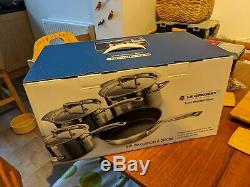 New Sealed BNIB Le Creuset 3 -Ply Stainless Steel Non-Stick 4 Piece Cookware Set