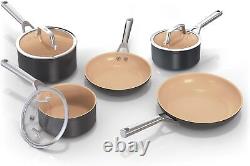 Ninja Extended Life 5-Piece Ceramic Cookware Set 20 & 24cm Frying Pans + 16, 1