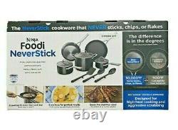 Ninja Foodi NeverStick 11-Piece Cookware Set Guaranteed Never To Stick NEW