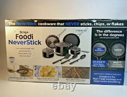 Ninja Foodi NeverStick 11 Piece Cookware Set, Guaranteed To Never Stick, C19600