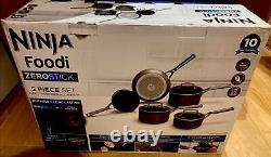 Ninja ZEROSTICK 5 Piece Set Hard Anodised Aluminium Cookware (NEWithBOX DAMAGED)